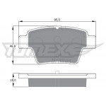 TOMEX Brakes Bremsbelagsatz, Scheibenbremse